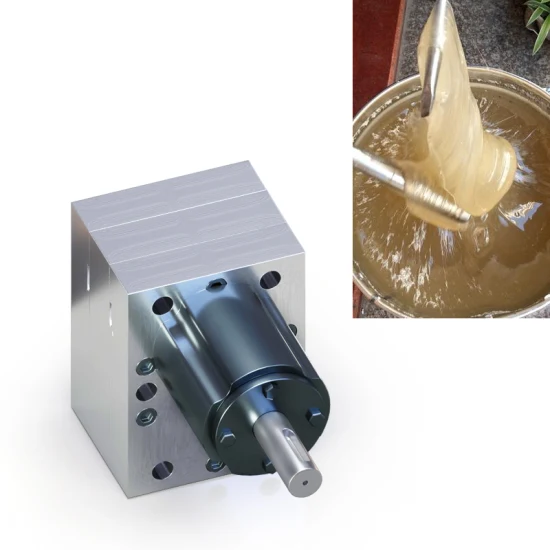 Pompa centrifuga per olio idraulico ad alta e bassa viscosità Pompa dosatrice per liquidi diesel per latte d'acqua Pompa a ingranaggi per acqua Pompa dosatrice per hot melt